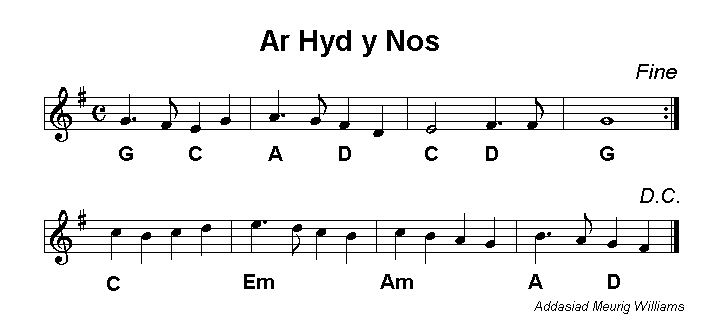 Ar Hyd y Nos